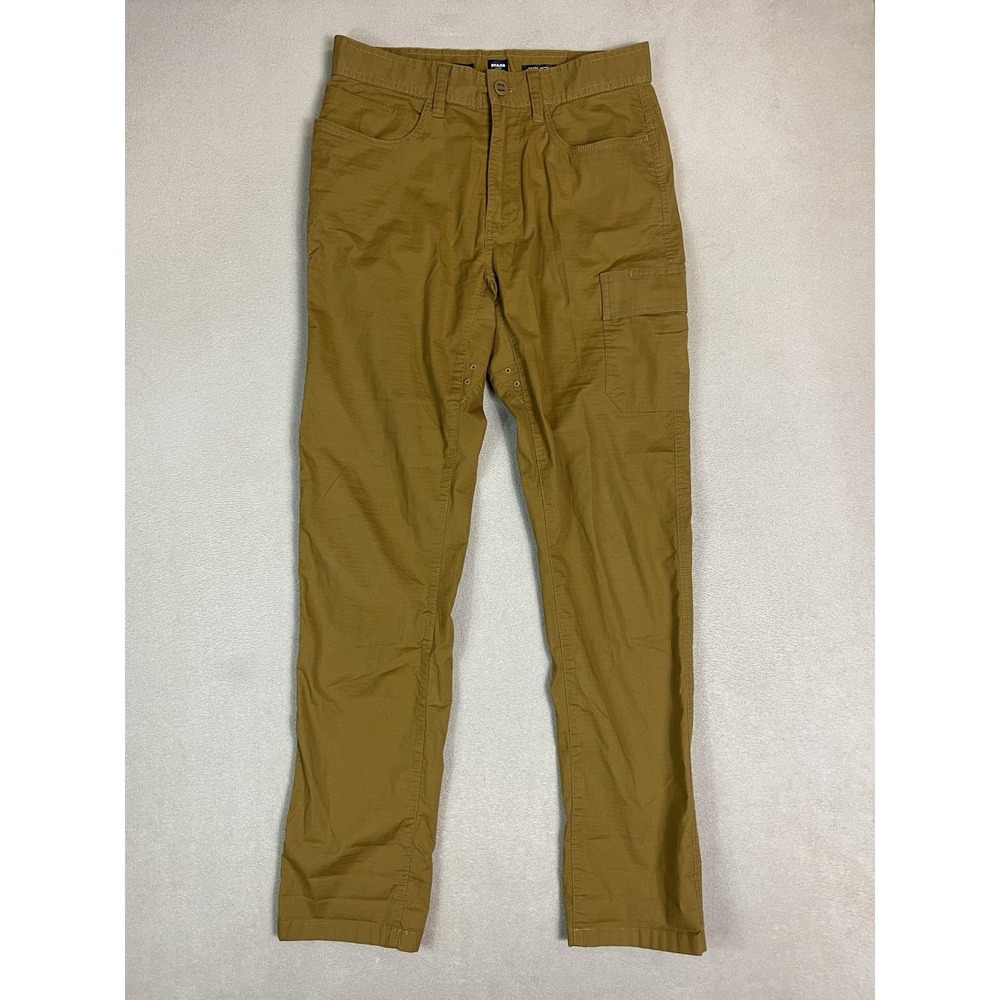 prAna Pants Mens 30x32 Standard Fit 1968361 Brown Ripstop Cargo EUC